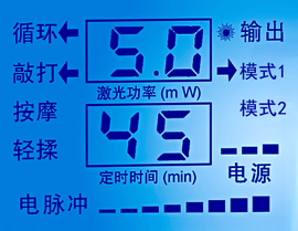 康興三高半導(dǎo)體激光/低頻治療儀GX-2000A采用LED屏藍(lán)光背景適合中老年人視覺(jué)-康興官網(wǎng)